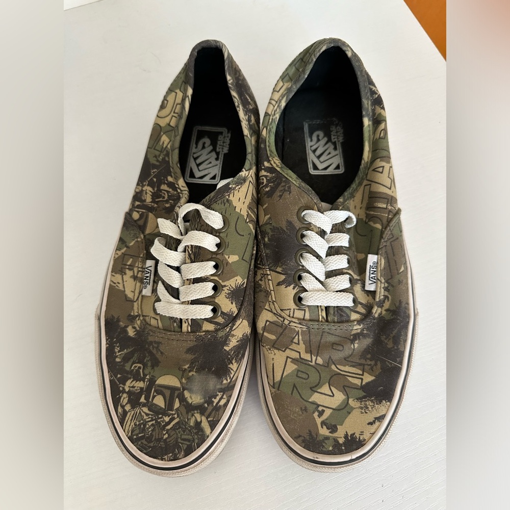 Vans limited edition Star Wars bounty hunter camo vans